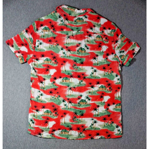 Goodfellow and Co Mens Standard Hawiaan shirt Sz M Tropical - Picture 2 of 7